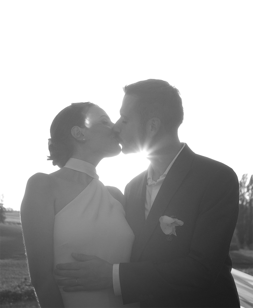 Séance couple noir et blanc mariage — vidéaste mariage Toulouse FRAME