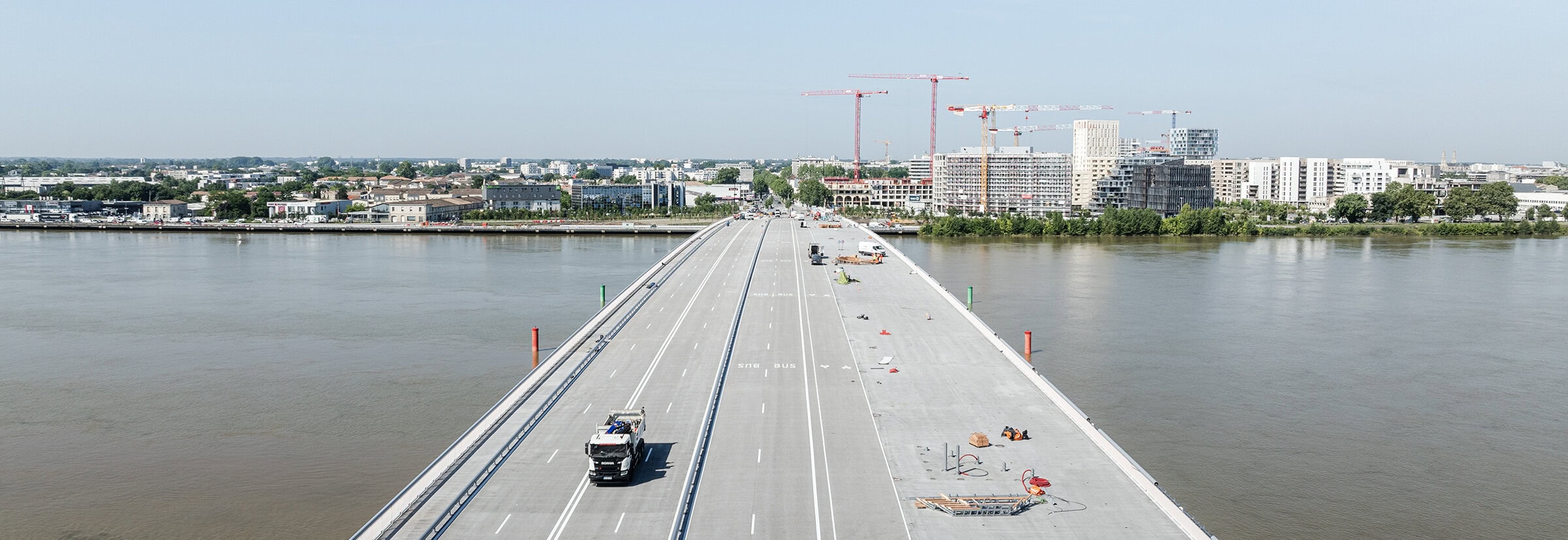Film institutionnel corporate CITEOS pont Simone Veil Bordeaux 2024 — vidéaste corporate Toulouse FRAME