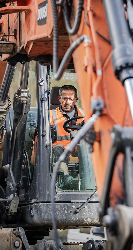 Photographie industrielle BTP chantier aménagement urbain Toulouse — FRAME